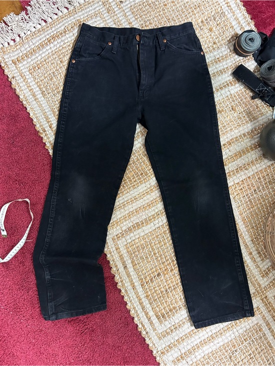 Wrangler Denim - Wrangler Black Straight-Leg Jeans